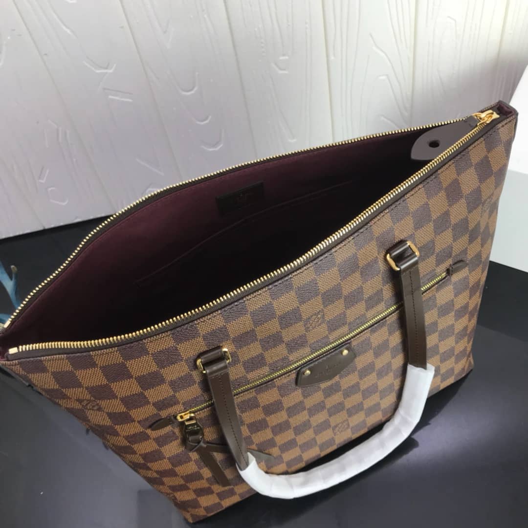 L0vis Vvtt0n Damier Ebene Jena MM Semi Tote Replica Red M42267
