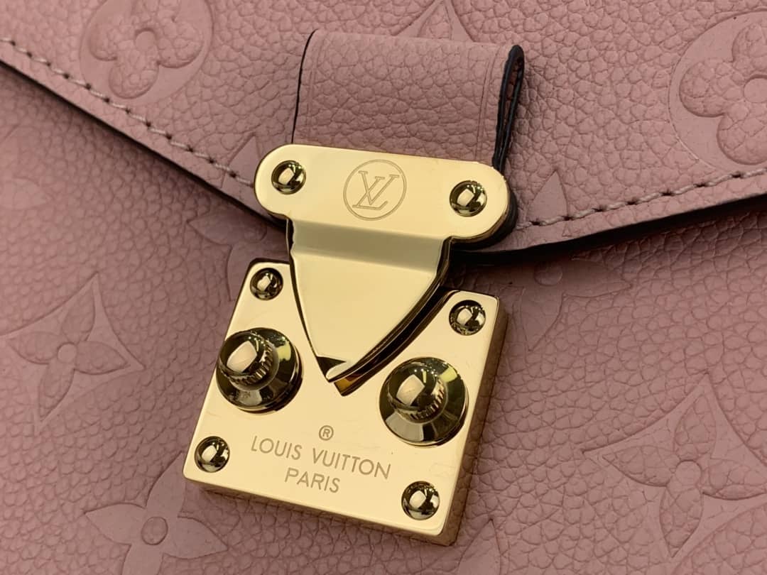 Best Replica L0vis Vvtt0n Pochette Metis Marine Leather Pink M44071 Replica Shoulder Bag(ColaReps)