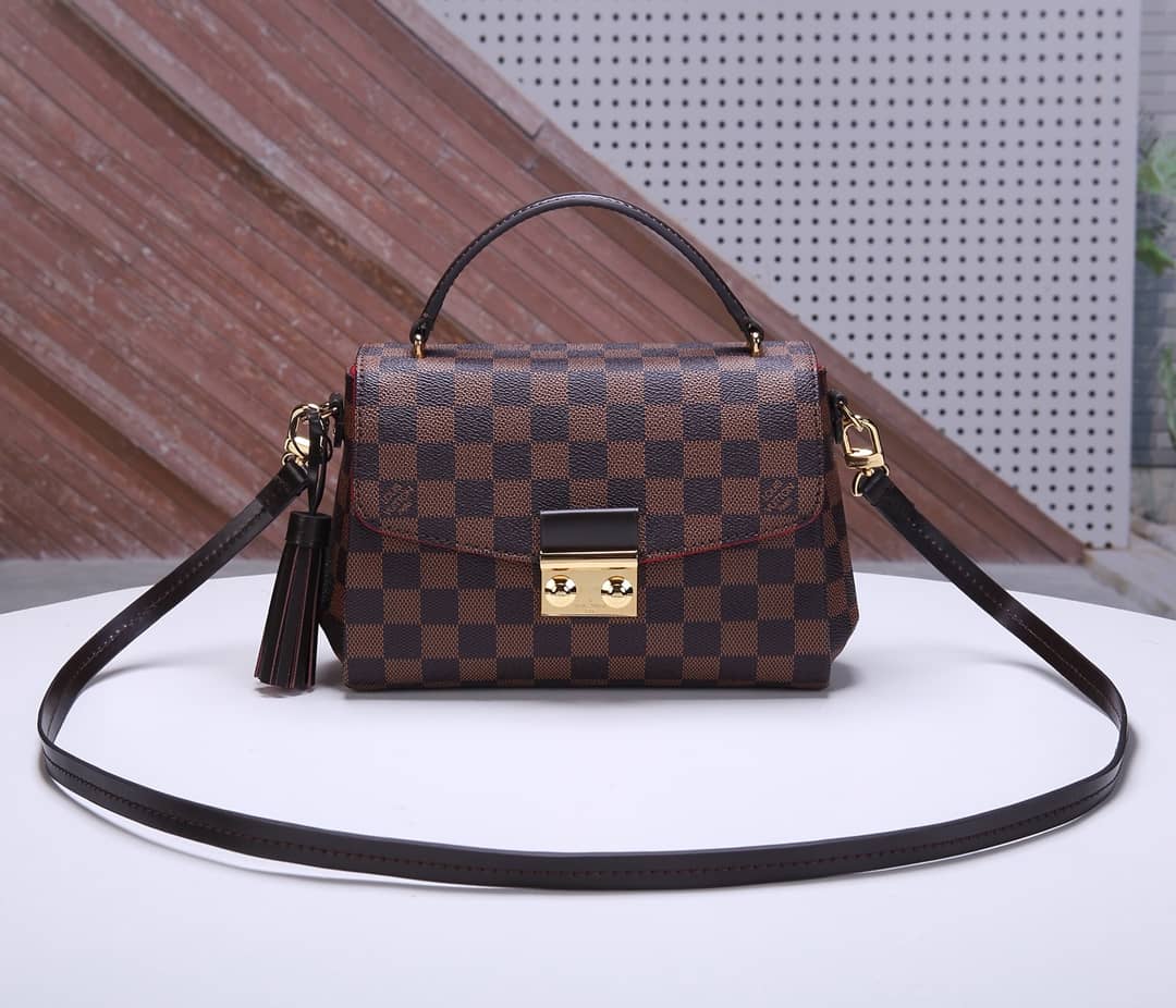 L0vis Vvtt0n Damier Croisette Replica Shoulder Handbag Brown N41581