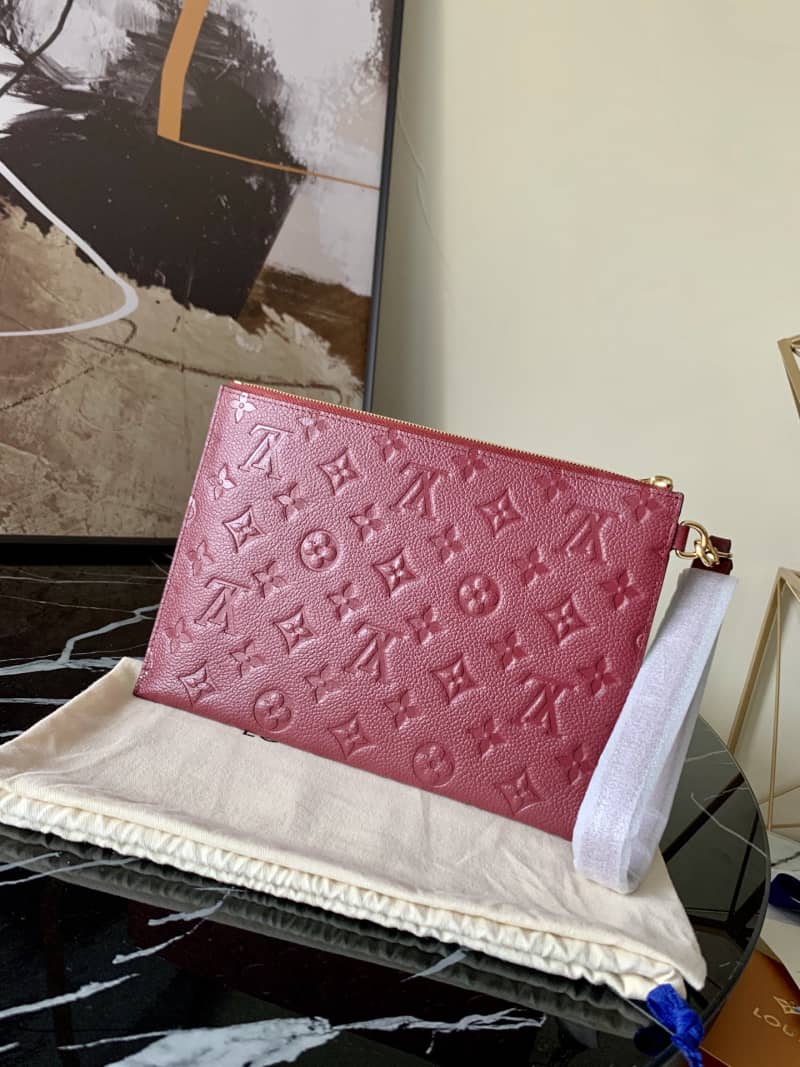 L0vis Vvtt0n Pochette Melanie MM Monogram Empreinte Replica Clutch Purple M68705