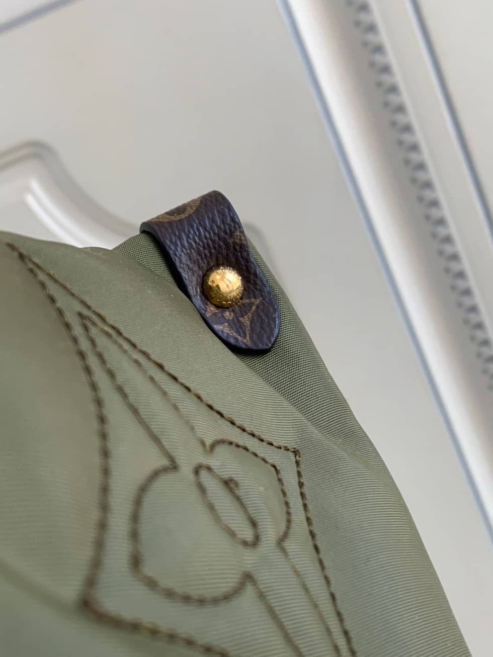 L0vis Vvtt0n Onthego GM Nylon Monogram Pilow Giant Green M59007 Replica Tote