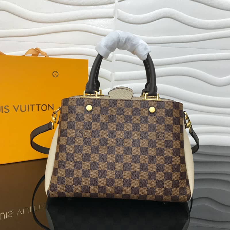 L0vis Vvtt0n Damier Ebene Canvas Brittany Bag Replica Apricot M41674