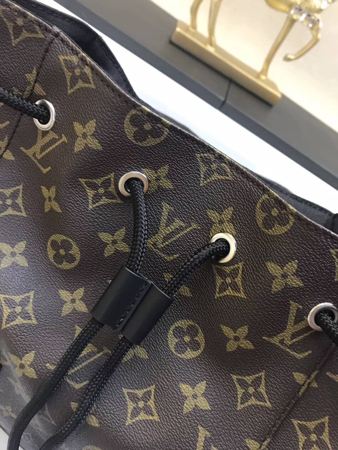 L0vis Vvtt0n Christopher PM Monogram Macassar Canvas Leather Replica Backpack M43735