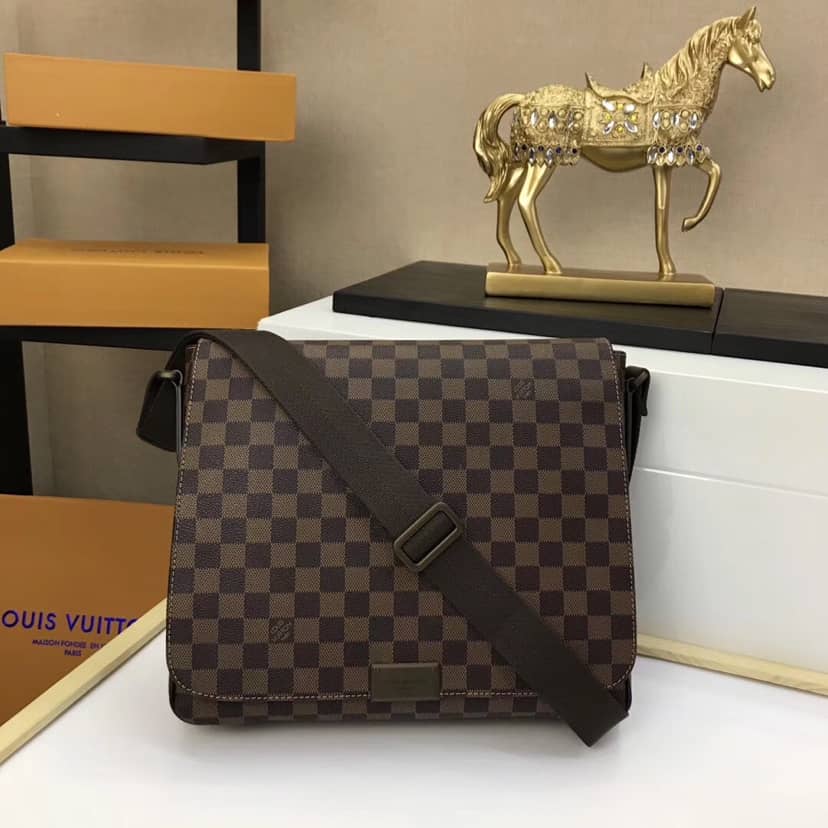 L0vis Vvtt0n District MM Mens Genuine Leather Replica Shoulder Bag N41212