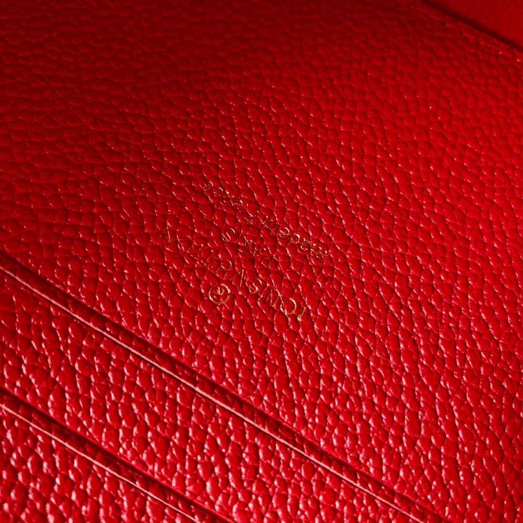 L0vis Vvtt0n Pochette Melanie MM Monogram Empreinte Replica Clutch Red M68705