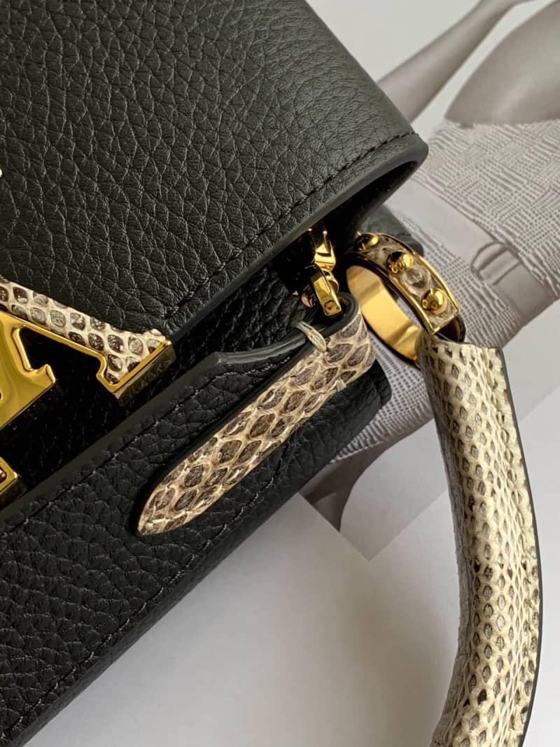 L0vis Vvtt0n Capucines Mini Replica Bag Black M55921