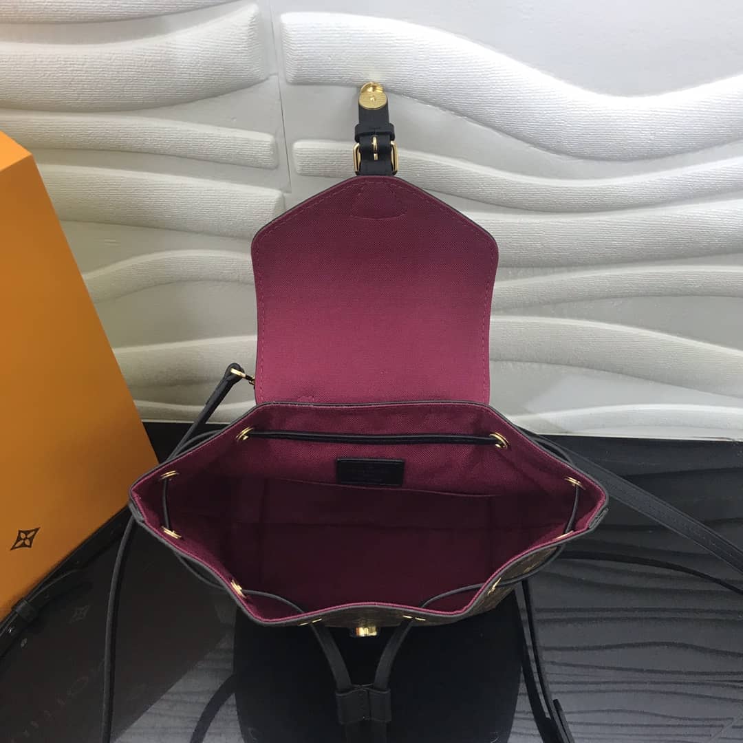 L0vis Vvtt0n Montsouris BB Monogram Replica Backpack Black M45502