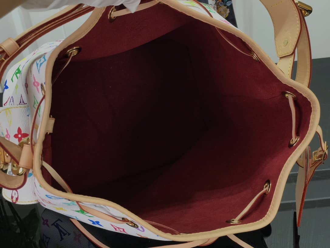 L0vis Vvtt0n Monogram Multicolor Petit Noe Replica Shoulder Bag White M42229