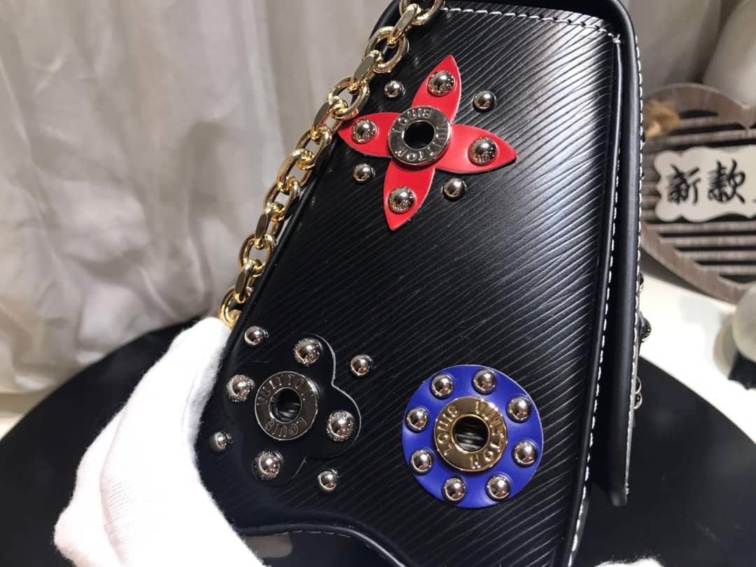 L0vis Vvtt0n Epi Leather Twist MM Replica Bag Black