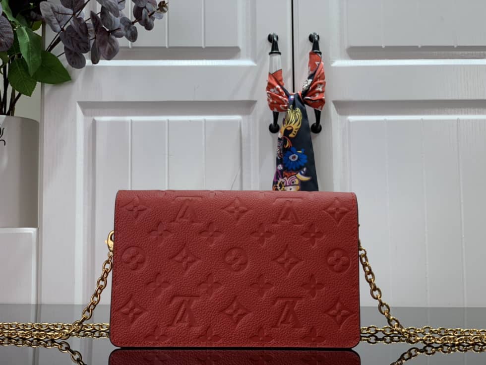 L0vis Vvtt0n Vavin PM Monogram Empreinte Red M44151 Replica Shoulder Bag