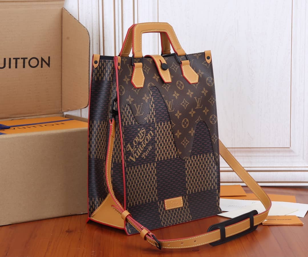L0vis Vvtt0n x Nigo Damier Ebene Giant Mini N40355 Replica Tote