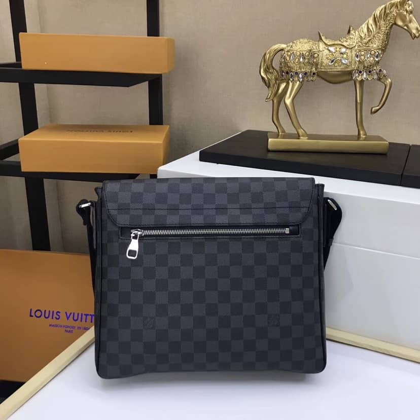 L0vis Vvtt0n Damier Graphite District MM Shoulder Bag Replica N41272
