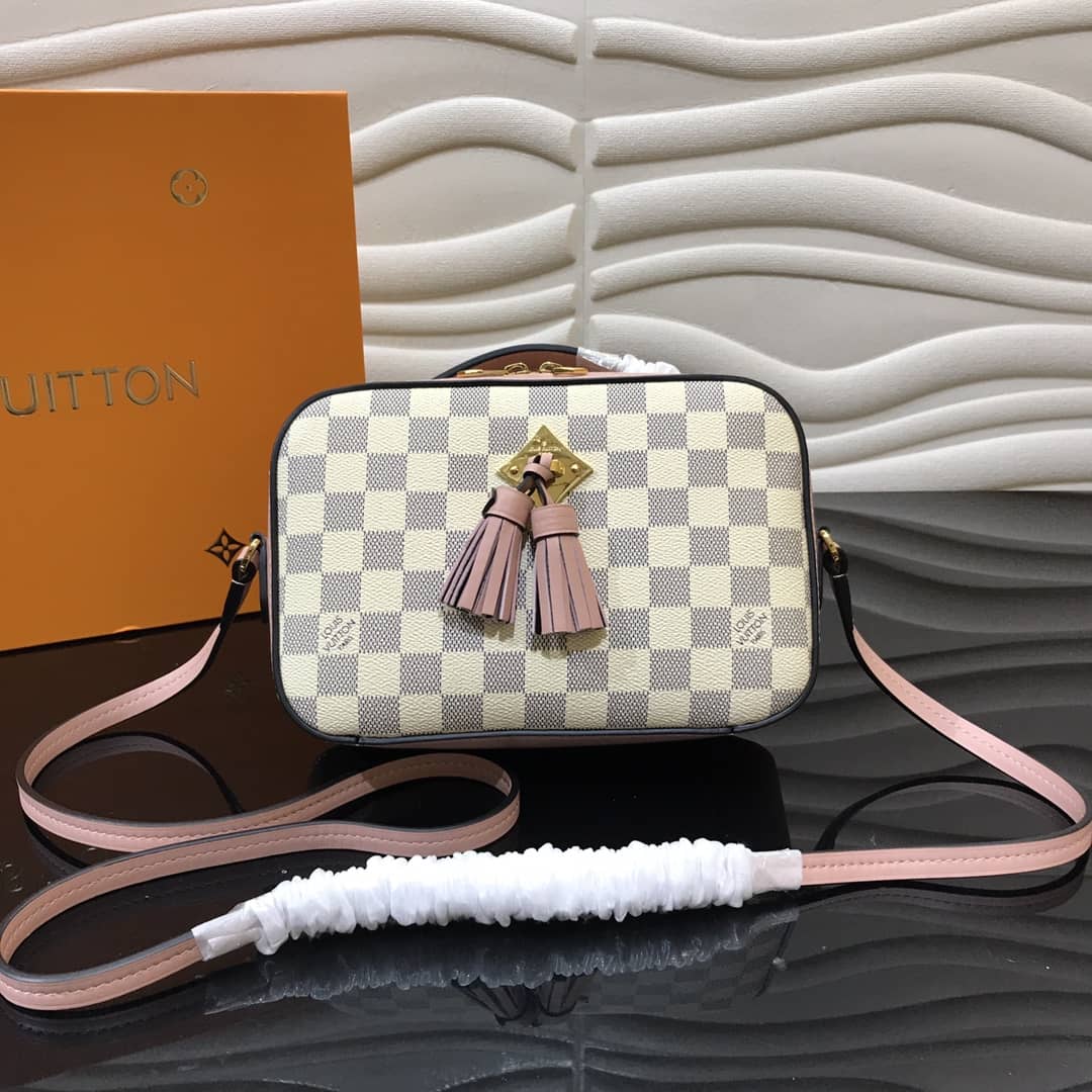 L0vis Vvtt0n Damier Saintonge Replica Camera Bag Pink N40154