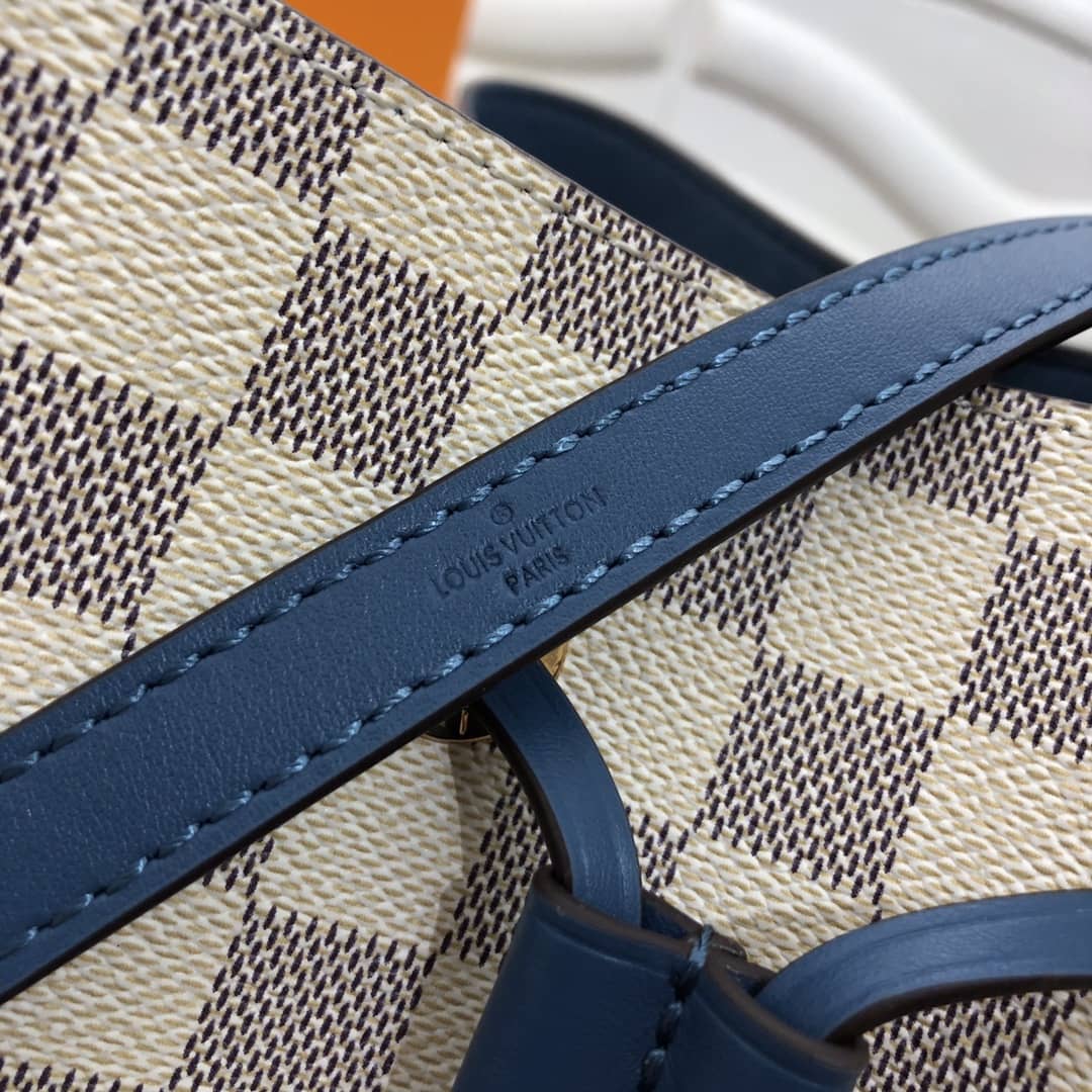 L0vis Vvtt0n Neonoe Replica Bucket Bag Beige Blue M44020