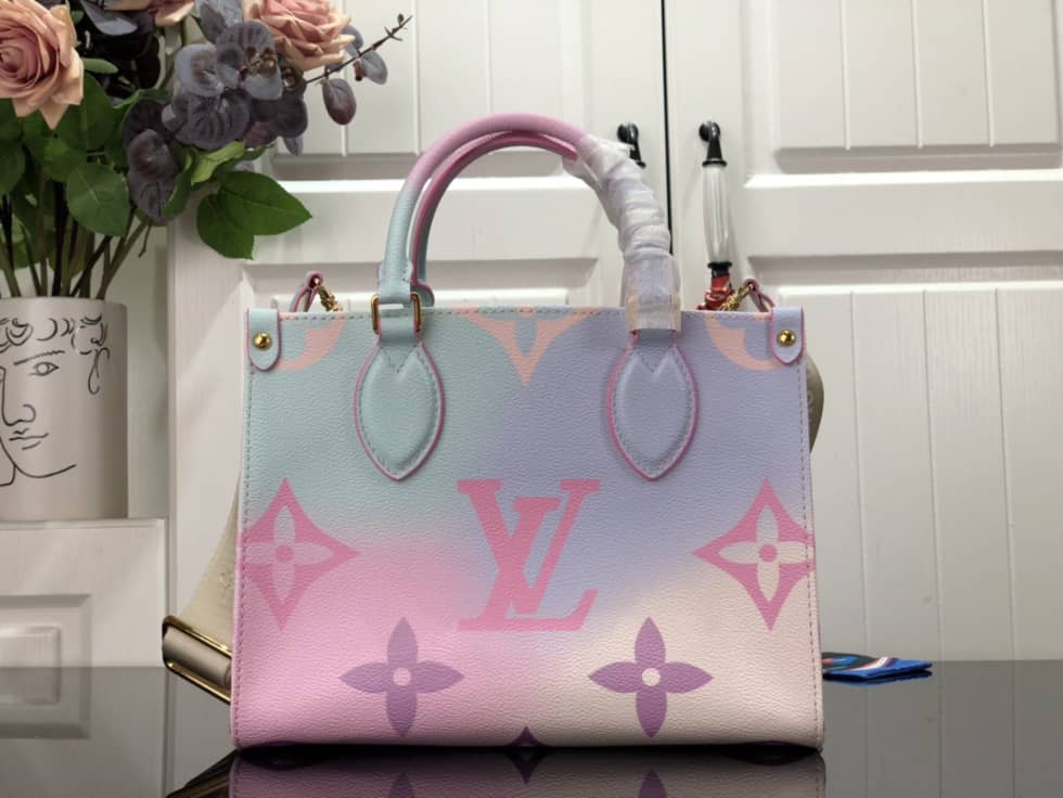 L0vis Vvtt0n Onthego PM Sunrise Pastel M59856 Replica Tote