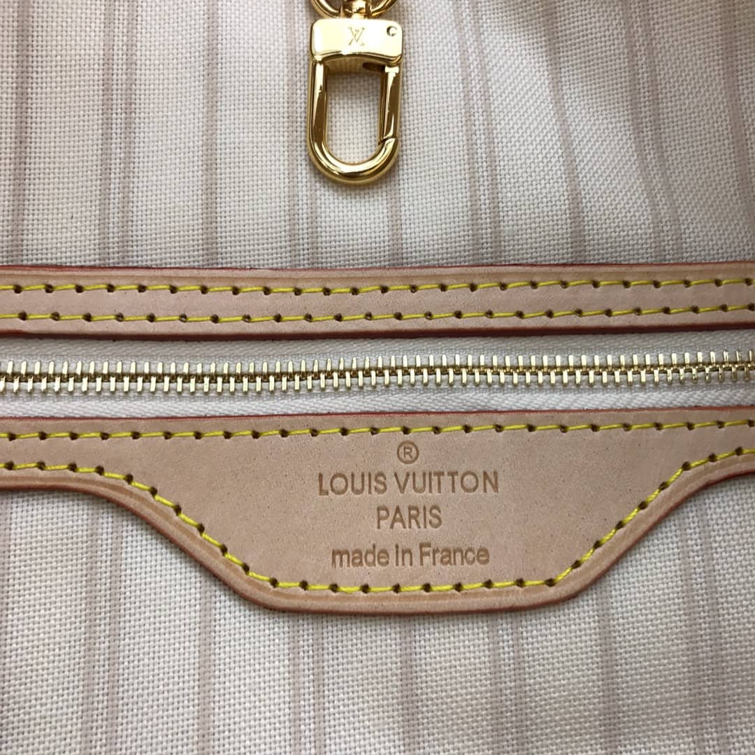 L0vis Vvtt0n Neverfull MM Damier Azur Bag Replica White N40995