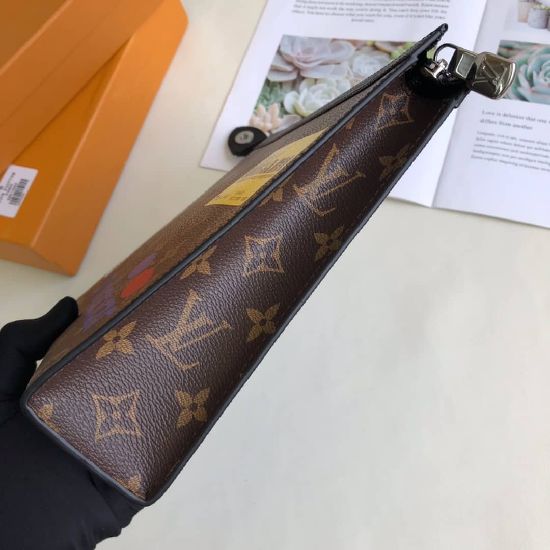 L0vis Vvtt0n Monogram Eclipse Canvas Replica Pochette Voyage MM Brown M61692