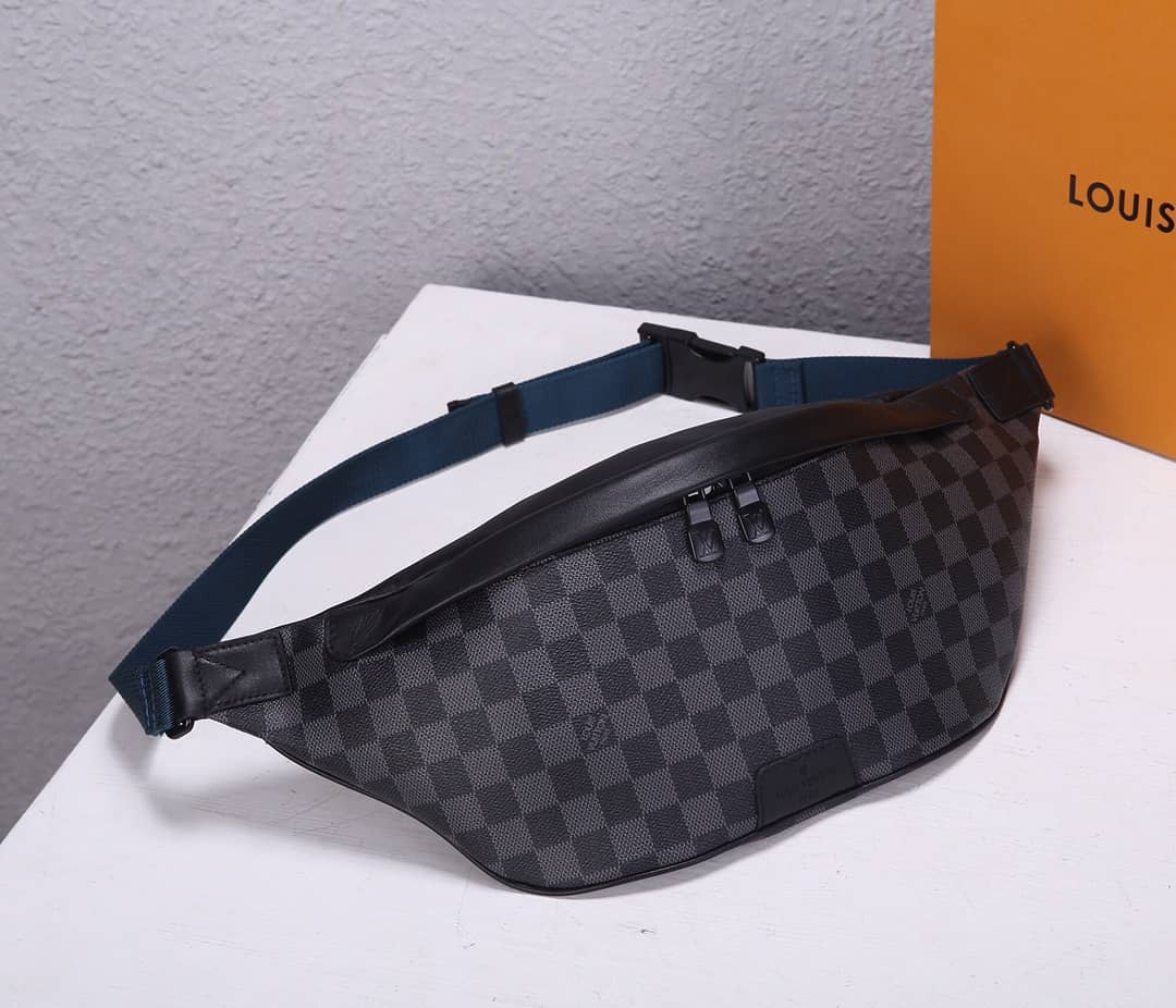 LV Bum Bag Dupe Discovery Damier Graphite Canvas N40187