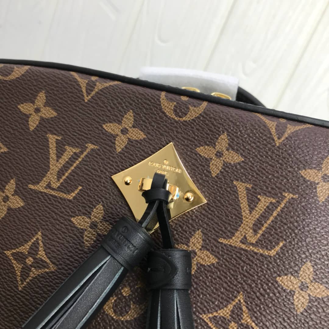 L0vis Vvtt0n Canvas Saintonge Replica Camera Bag Black M43555