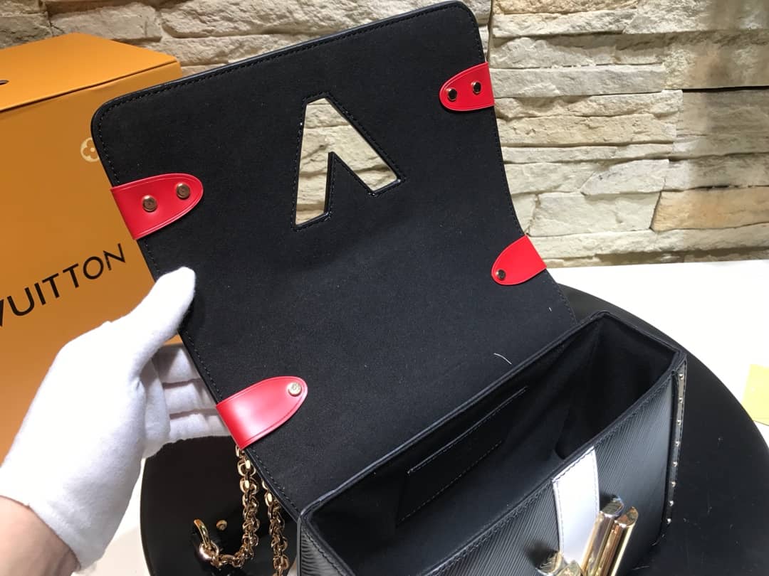 L0vis Vvtt0n Twist MM Bag Black M50296 Replica