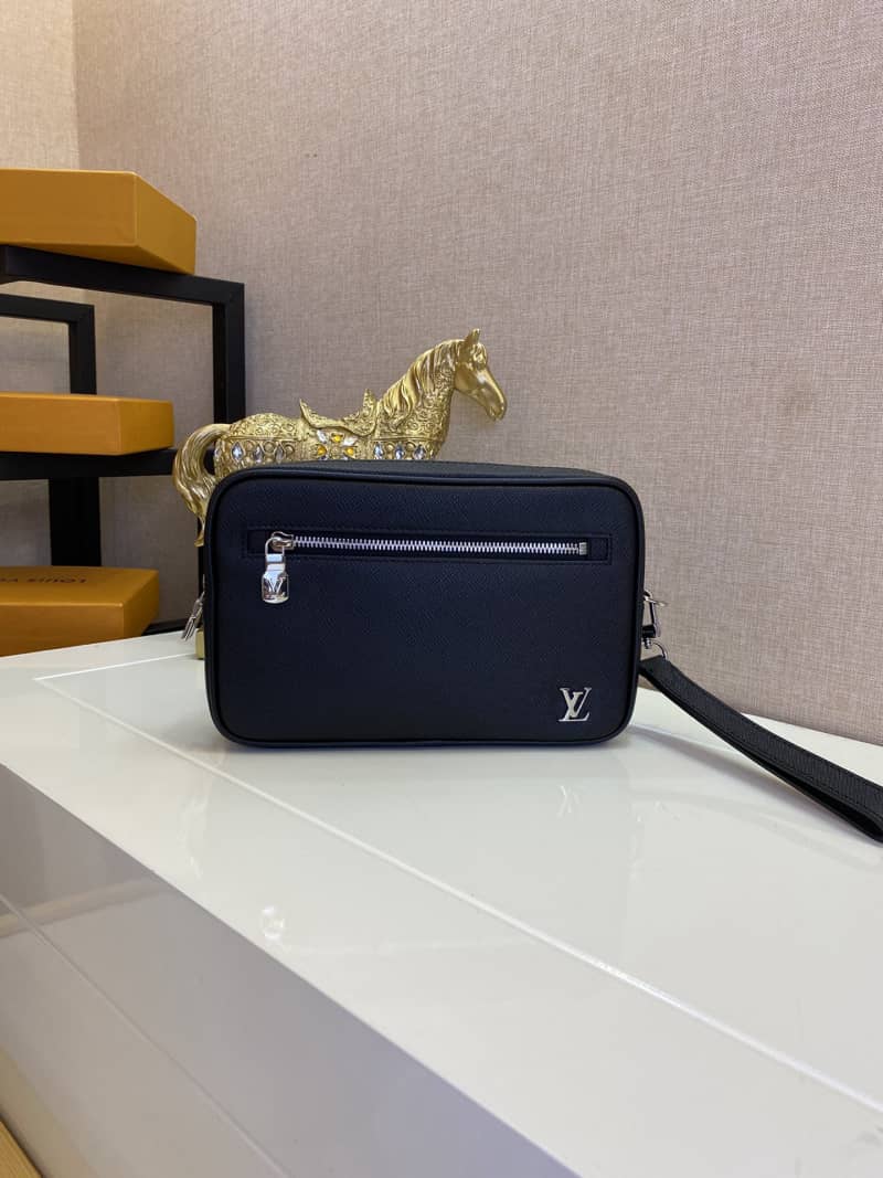 L0vis Vvtt0n Pochette Kasai Taiga Cowhide Leather Tote Replica M30441