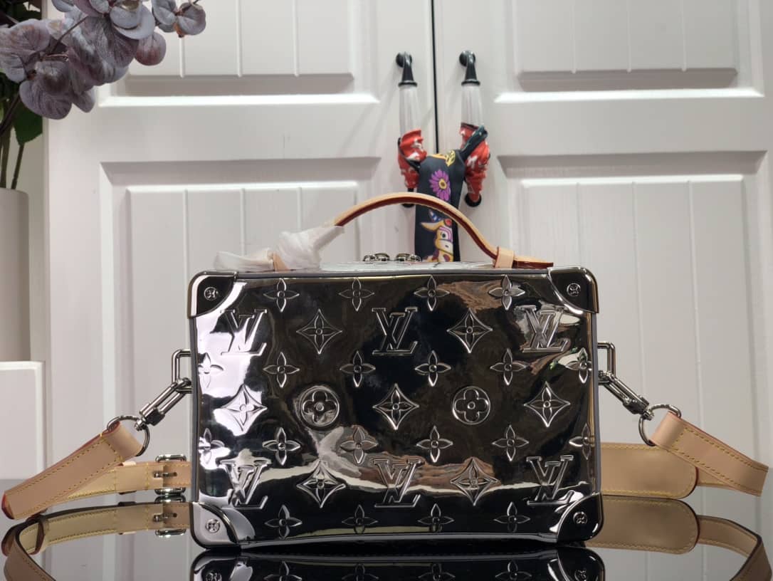 L0vis Vvtt0n Mirror Handle Trunk Replica Shoulder Crossbody Bag