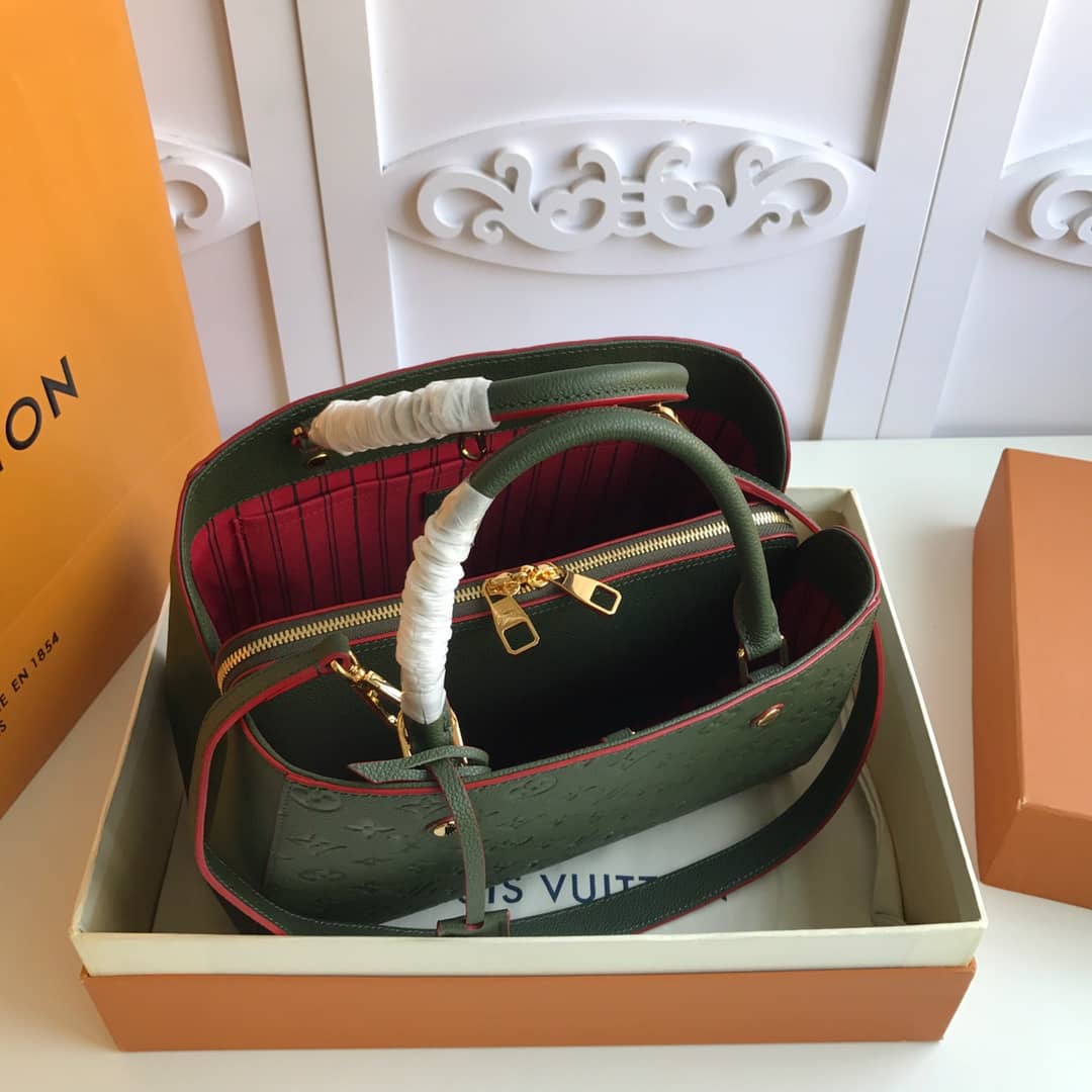 L0vis Vvtt0n Monogram Montaigne MM Shoulder Bag Replica Green M41048