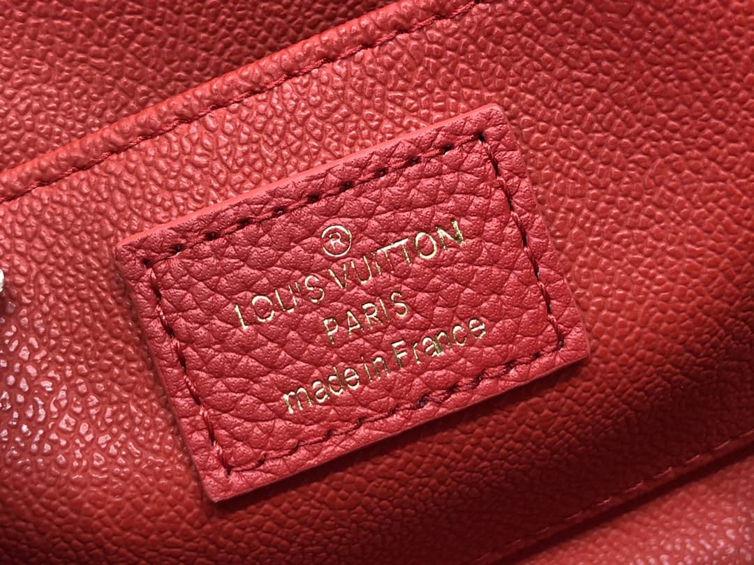 L0vis Vvtt0n Pochette Dupe Monogram Cosmetic Pouch  Red M47515