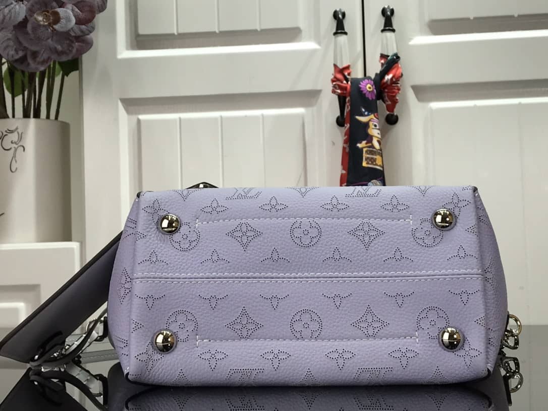 L0vis Vvtt0n Hina PM Mahina Leather Bag Replica Blue M54350