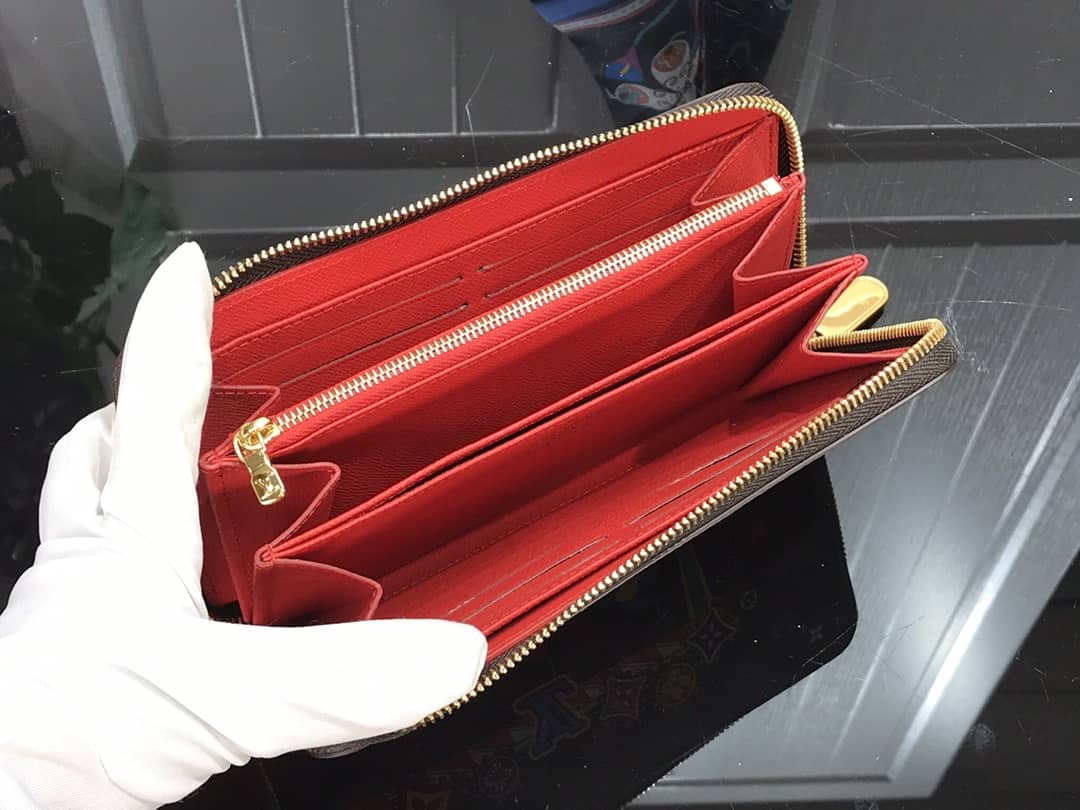 L0vis Vvtt0n Christmas Damier Ebene Canvas Zippy Wallet Replica N60403