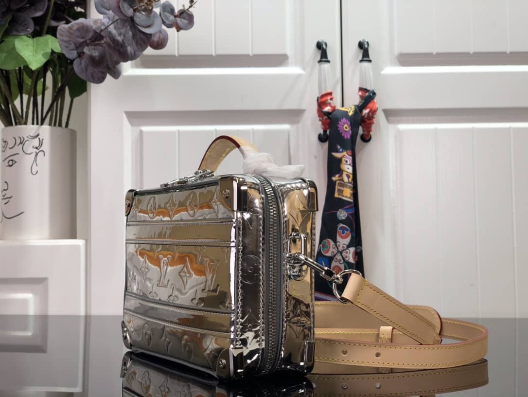 L0vis Vvtt0n Mirror Handle Trunk Replica Shoulder Crossbody Bag