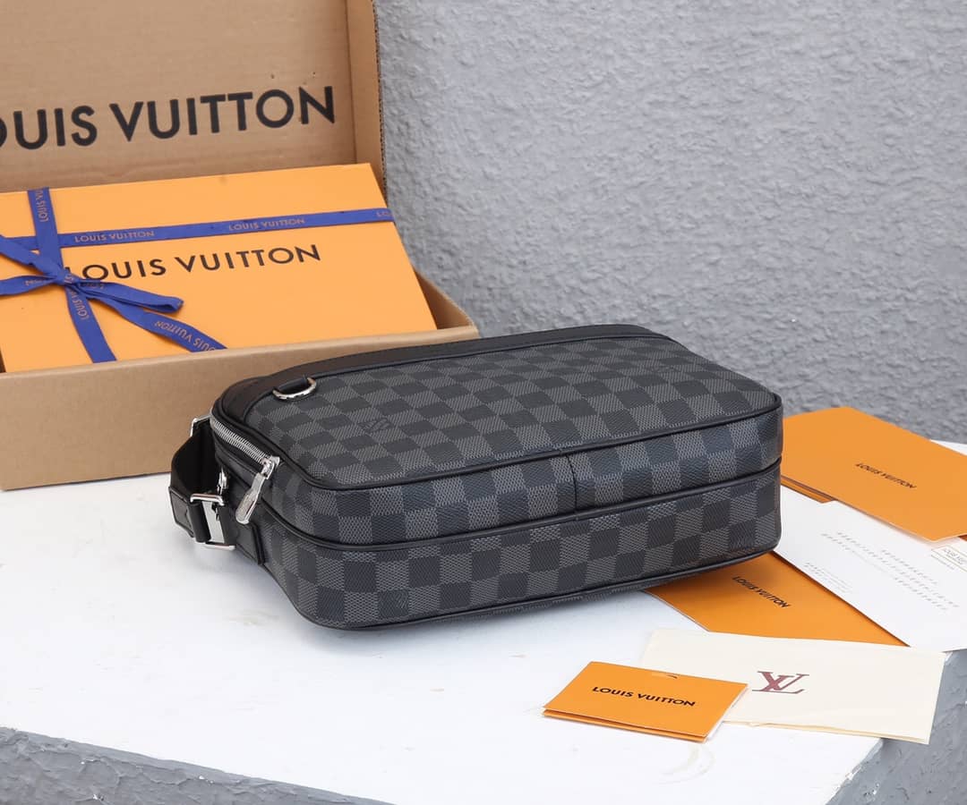 L0vis Vvtt0n Trocadero PM Damier Graphite Messenger Bag Replica N40087