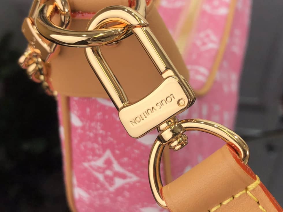 L0vis Vvtt0n Denim Loop Bag Pink M81166 Replica Hobo