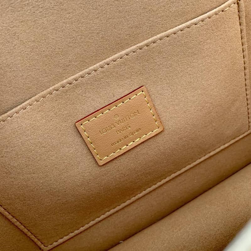 L0vis Vvtt0n Since 1854 Jacquard Pattern Dauphine MM Replica Shoulder Bag Blue M57211