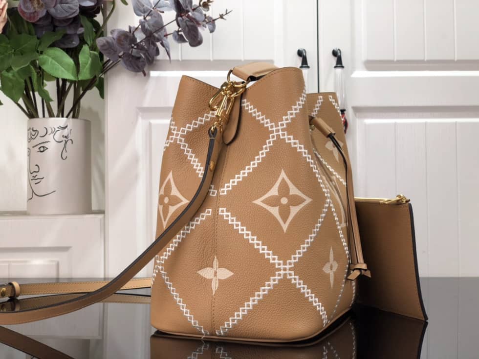 L0vis Vvtt0n NeoNoe MM Brown M46023 Replica Bucket Bag