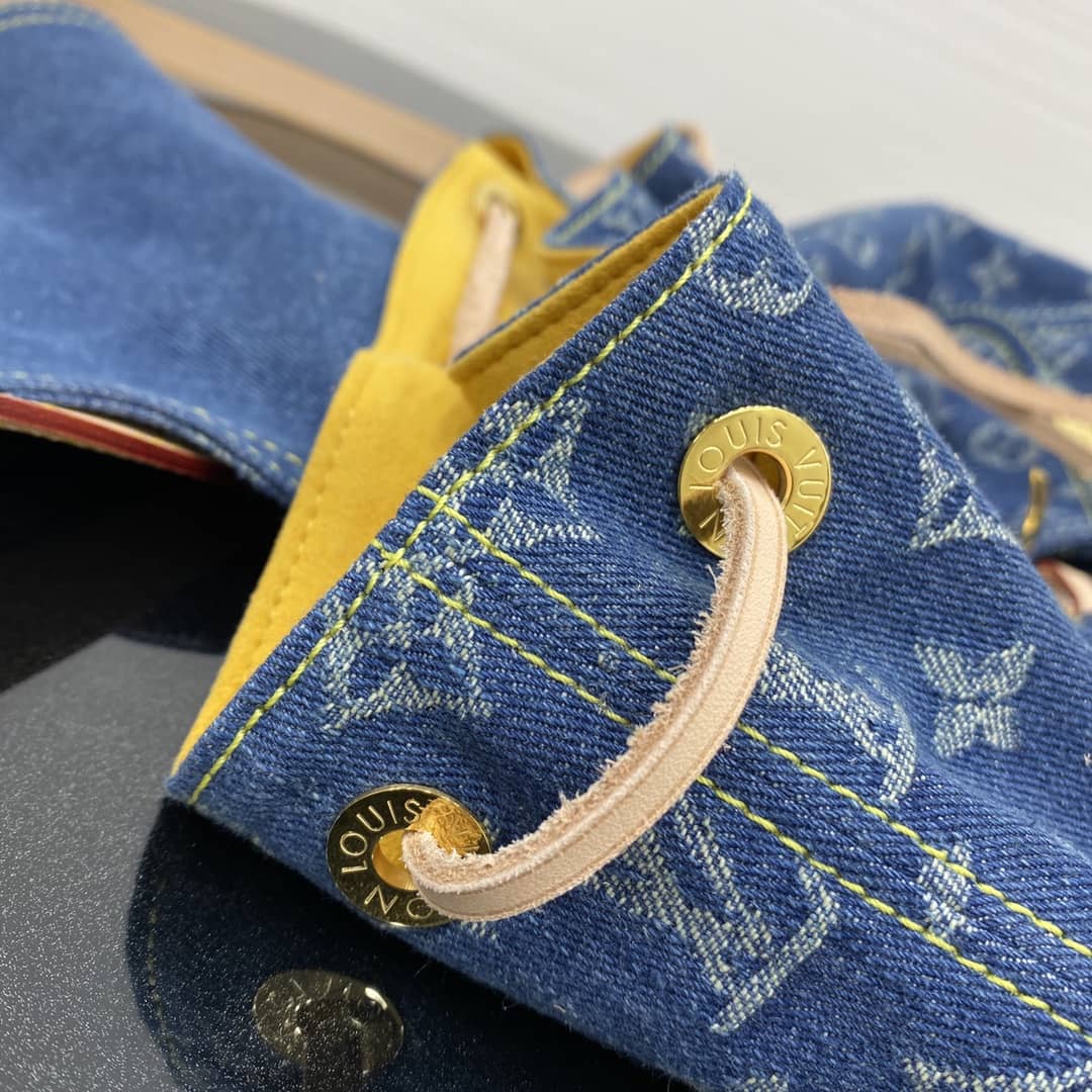 LV Backpack Replica Sac A Dos GM Blue Denim M95056