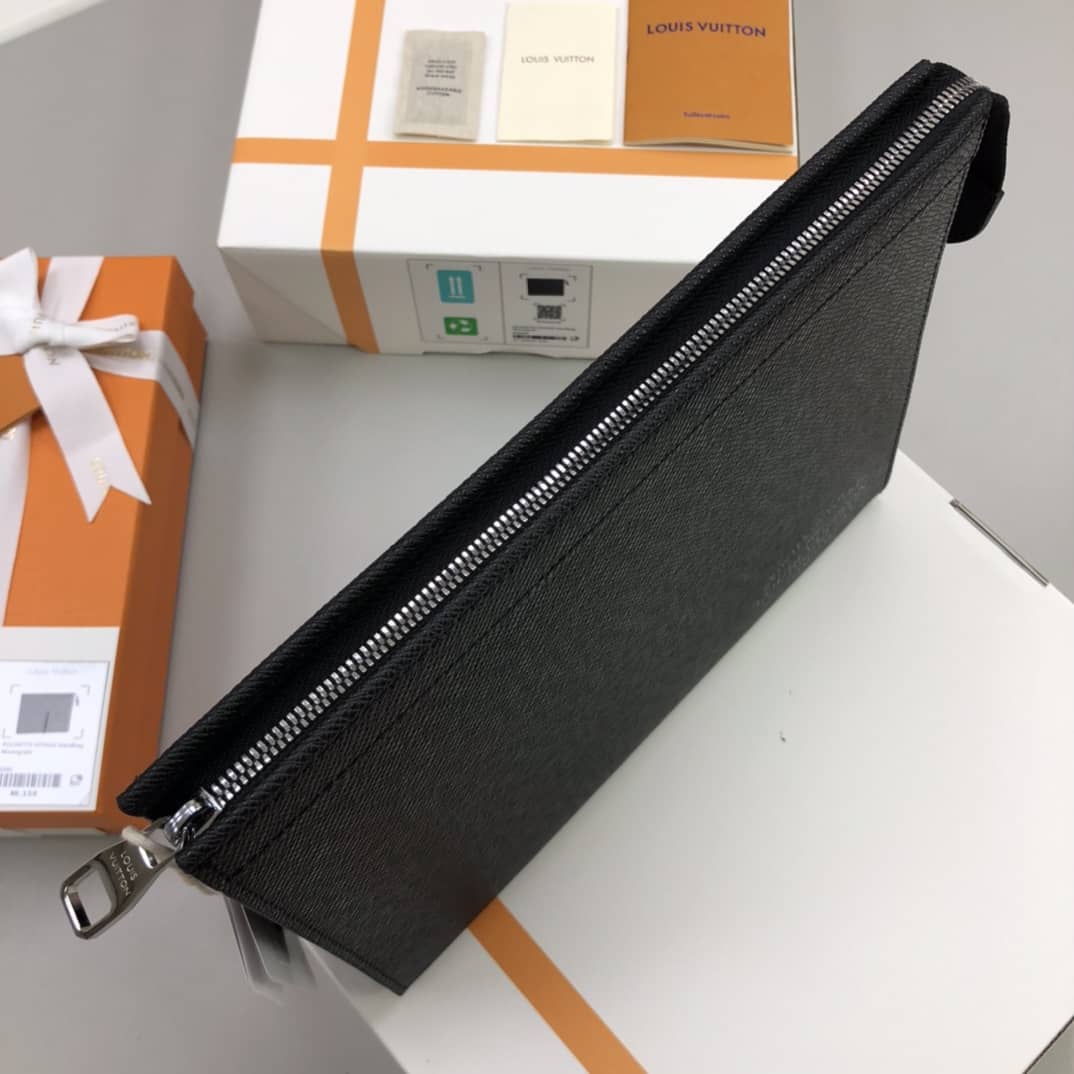 L0vis Vvtt0n Pochette Voyage MM Replica Clutch Black M30395