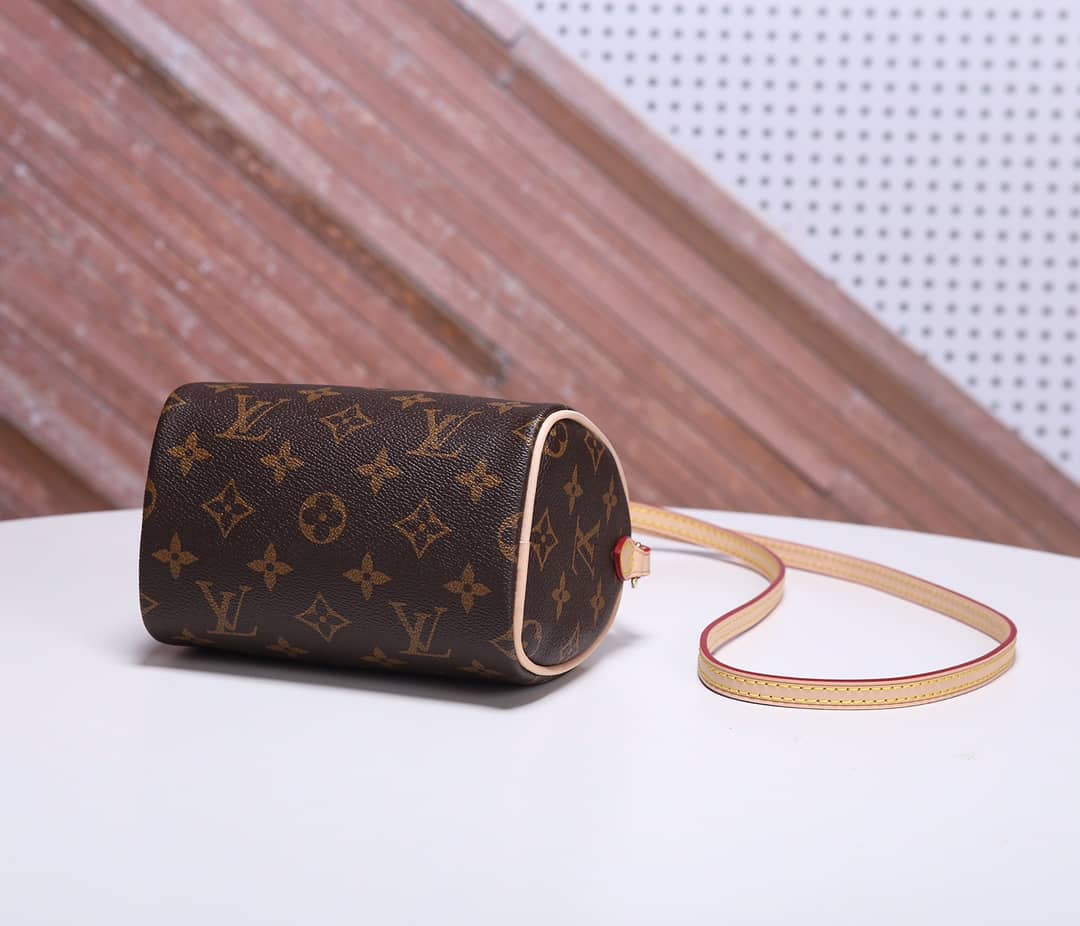 L0vis Vvtt0n Nano Speedy Monogram Canvas Replica Crossbody Bag M61252