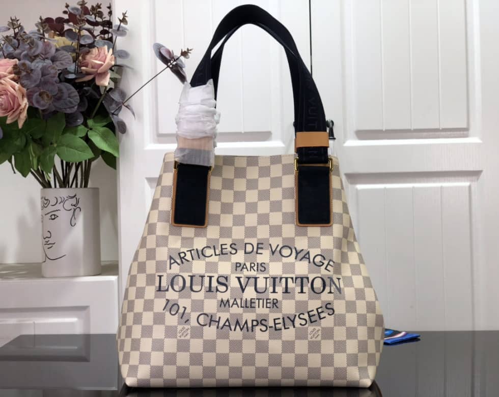 L0vis Vvtt0n Cabas PM Damier Azur Canvas N41179 Replica Shoulder Bag