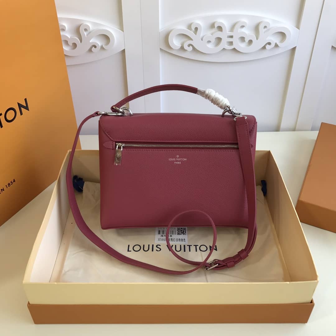 L0vis Vvtt0n MyLockMe 2way Leather Grain Replica Satchel Pink M54849