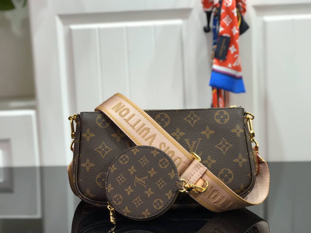 L0vis Vvtt0n Monogram Canvas Multi Pochette Replica Brown M44823