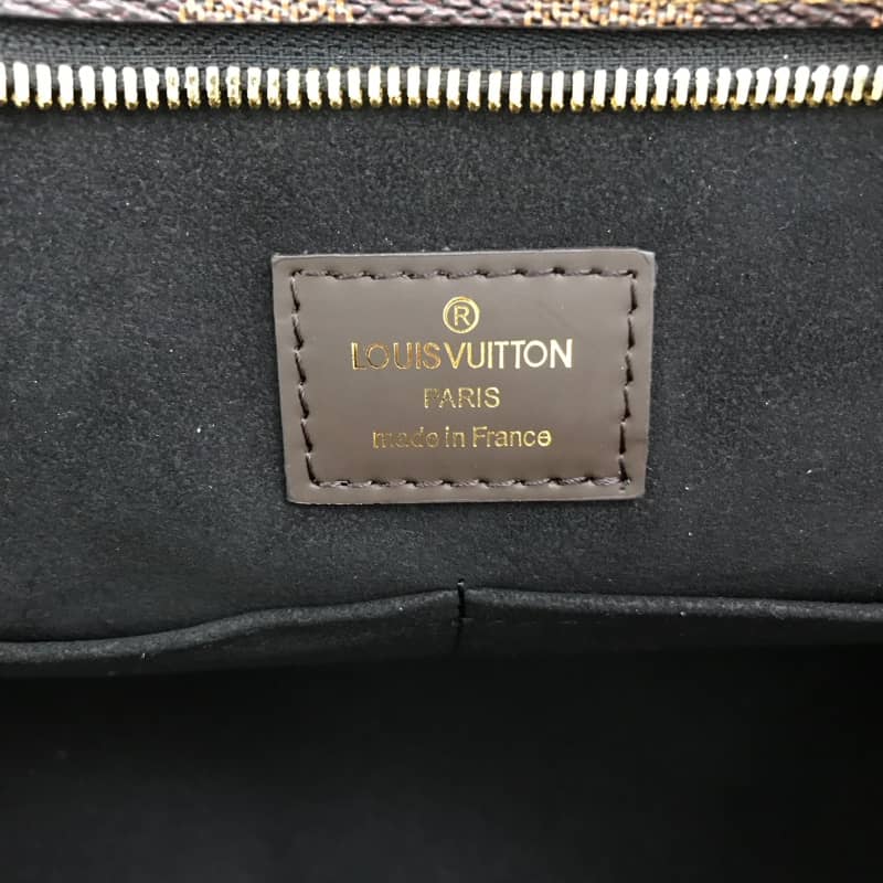 L0vis Vvtt0n Jersey Damier Ebene Canvas Magnolia Bag Black Replica N44041