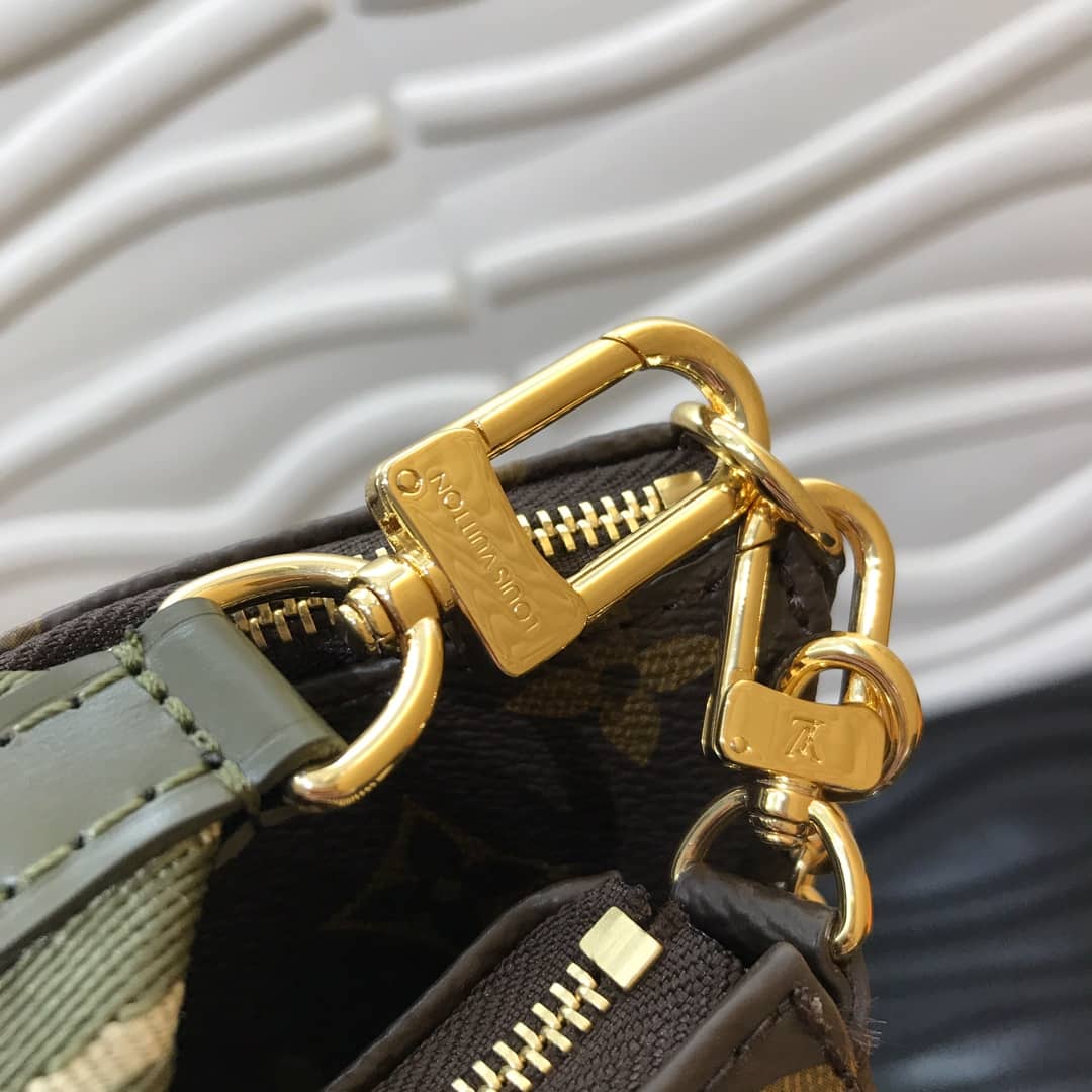 L0vis Vvtt0n Monogram Canvas Multi Pochette Replica Green M44823