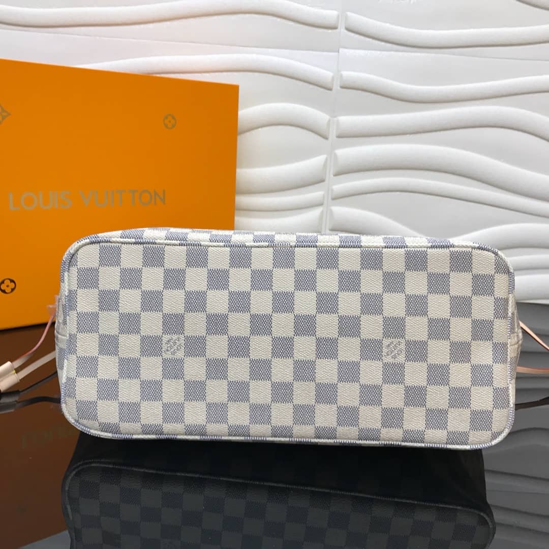 L0vis Vvtt0n Neverfull Dupe MM Damier Azur Bag N40995