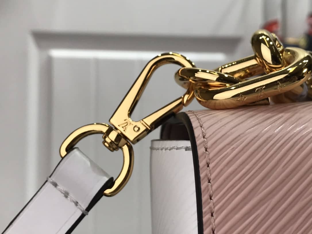 L0vis Vvtt0n Monogram 2Way Leather Twist Replica Handbag Pink M58526