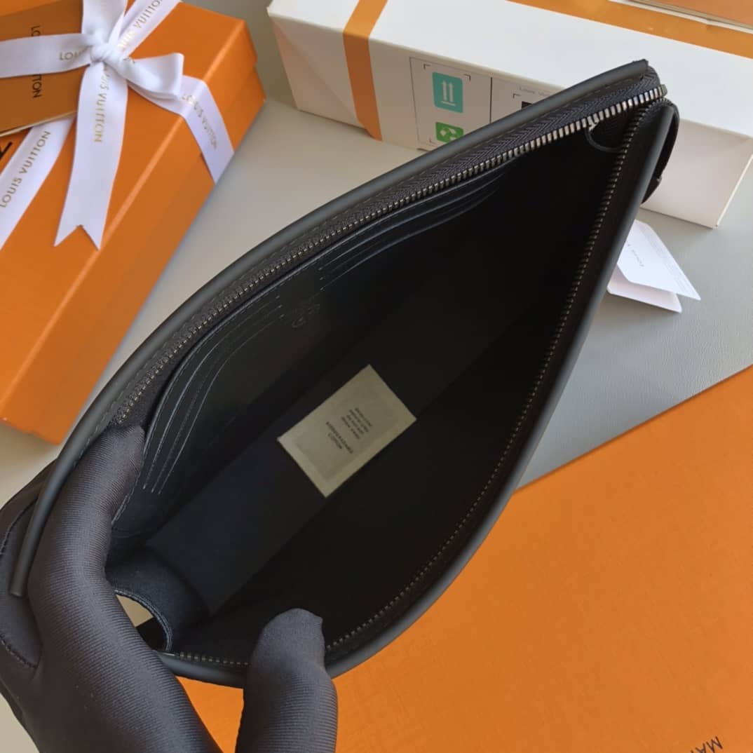 L0vis Vvtt0n Eclipse Fragment Pochette Voyage MM Replica Clutch Black M64440