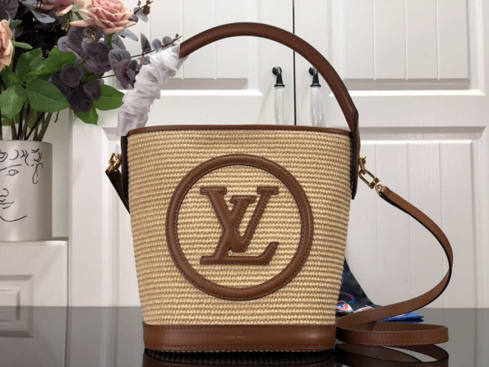 L0vis Vvtt0n Petit Caramel Brown M59962 Replica Bucket Bag