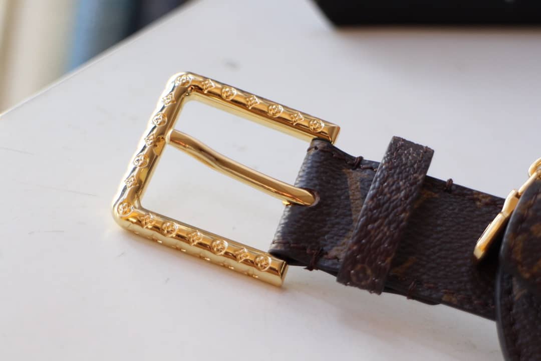 L0vis Vvtt0n Monogram Canvas Daily Multi Replica Pochette 30mm Belt Brown M0236U