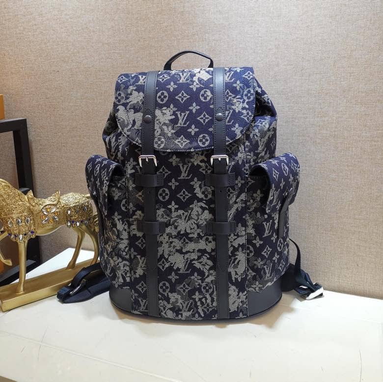 L0vis Vvtt0n Monogram Tapestry Christopher PM Replica Backpack M57280