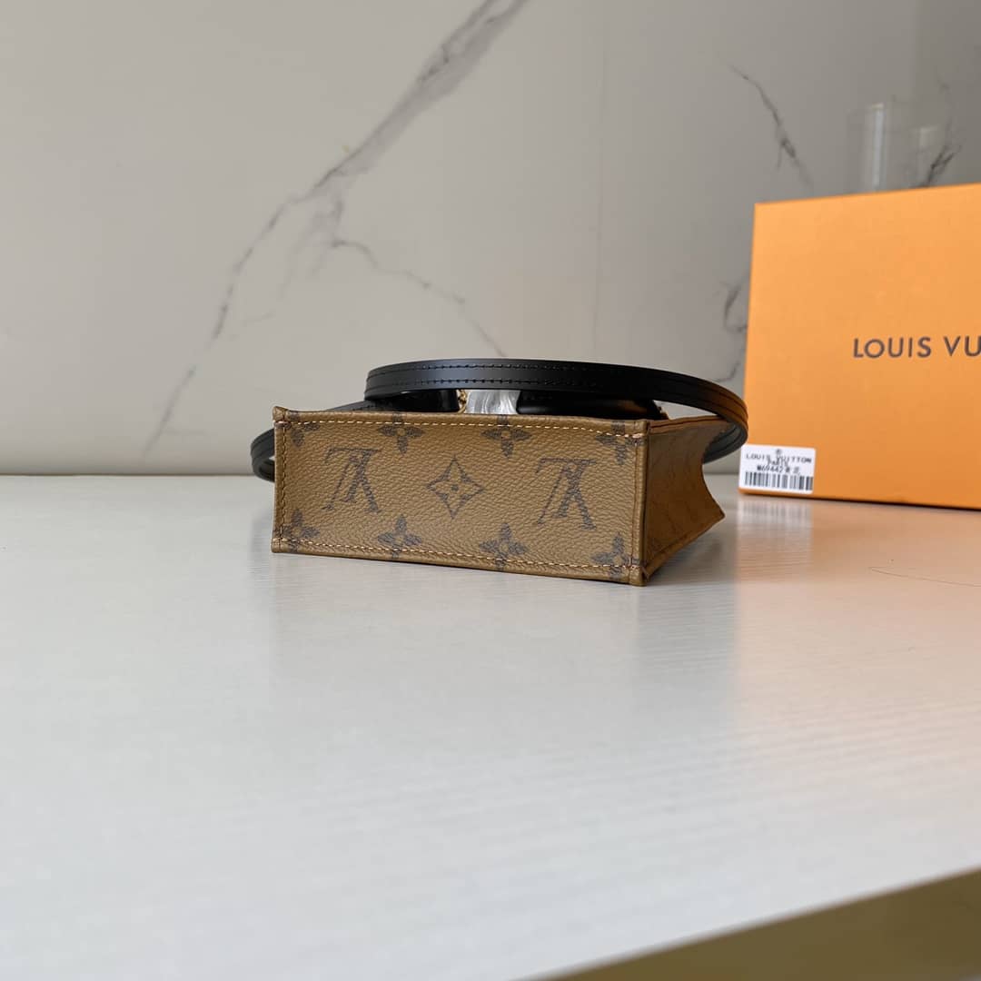 L0vis Vvtt0n Monogram Petit Sac Plat 2Way Replica Shoulder Bag Brown M69442